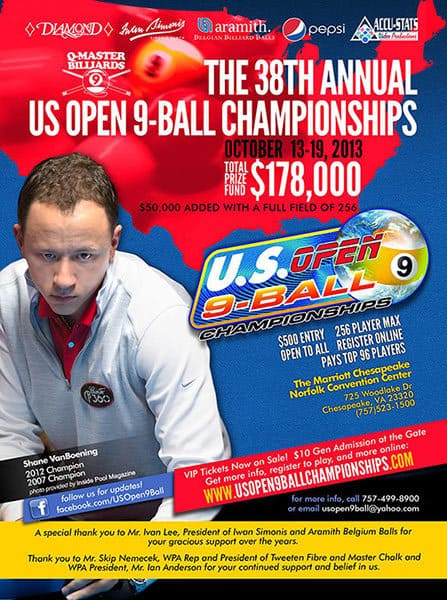 US Open 9 Ball Championships 2013